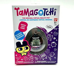 Bandai Tamagotchi GEN 1 Classic Black & Purple Flames Digital Virtual Pet NEW