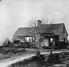 City Point Virginia Deserted Buildings Stable Tent Hay 8x10 US Civil War Photo