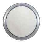 DEMCiflex 140mm Round Magnetic Fan Dust Filter - Metallic Silver with White Mesh