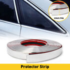 Trim Molding Strip Car Door Window Bumper Side Trime Protector 3/4'' Chrome 16FT