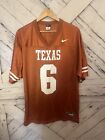 Nike Texas Longhorns Football Jersey Embroidered Stitched Orange #6 Sz M