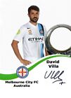 David Villa Spain Melbourne City FC Australia Signed Card