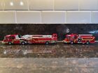 Code 3 Collectibles Kitbash Custom Las Vegas Fire Rescue Quint Tiller and Engine