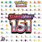 Pokémon TCG Scarlet & Violet: 151 - Bulk Lot - 50 Card Count - Common & Uncommon