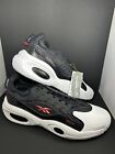 Reebok Iverson Solution Mid Basketball Sneakers Black White Shoes Mens Size 11