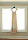 Yumi Katsura Wedding Dress Size 2, Champagne silk underlay with lace