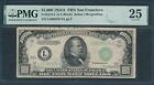 1934A $1000 One Thousand Dollar Bill Scarce San Francisco Note PMG VF 25 Comment
