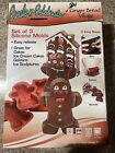 New! Create n Celebrate Gingerbread Village Silicone Mold Set Of 3 Pans Orig Box