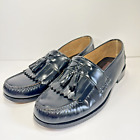 Florsheim Como with Tassel Black Leather Loafer Shoe Mens Size 12 D - Stye 12019