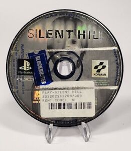 Silent Hill (Sony PlayStation 1) PS1 Black Label Disc Only - Blockbuster Sticker