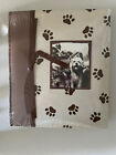 Markings by C R Gibson Cloth Cover Journal Sealed Dogs Paw Print Cute Brown