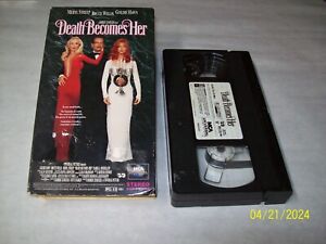 VHS Movie Death Becomes Her Stars Willis Streep Hawn Thriller Sexy Death Comedy