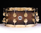 DW Collector's 7x14 SSC Maple Snare - Honey to Ebony Burst w/Gold HW