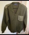 Vintage Army Green Men’s Sweater Sz Small