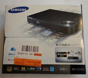 New Old Stock Sealed Samsung BD-F5700 Blu Ray Disc DVD Player Wi-Fi Built In
