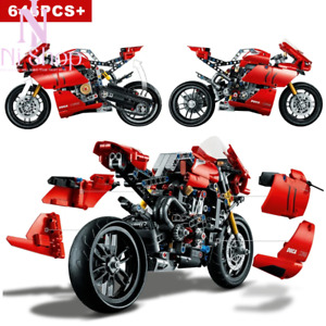 DUCATI Racing Bike Building Blocks Motorbike MOC Bricks Motorcycle Toy For Gifts