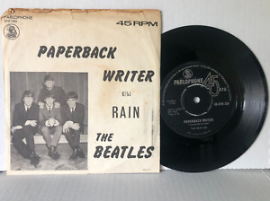 Beatles PAPERBACK WRITER '66 Parlophone single + Picture sleeve South Africa VG
