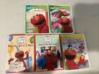 Lot of 5 Sesame Street Elmo Dvds Alphabet Country Songs Great Outdoors Good