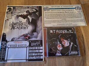 My Chemical Romance Signed Disk And Case With Magazine And Certificate RARE