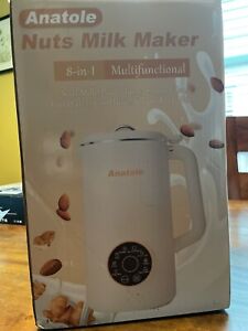 Anatole Nut Milk Maker 35oz 1000ml Almond Milk Machine 8-In-1 Automatic Soy O...
