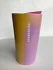 Starbucks Ceramic Travel Tumbler Spring 2023 Pink Lid Graduated Pastel Yellow