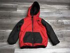 The North Face 3T Toddler Reversible Puffer Jacket Red Black Buffalo Check Plaid