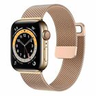 Magnetic Loop Metal band strap for apple watch iWatch 3 4 5 6 se 7 8 9 41-49mm