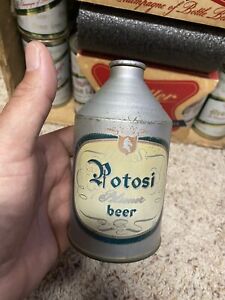 potosi beer crowntainer beer can cone top Potosi Brewing Co potosi wi