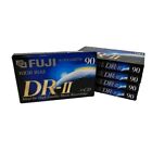FUJI DR-II High Bias Type II 90 Minute Blank Cassette Tape Lot Of 5 NEW SEALED