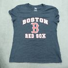 Genuine Merchandise Boston Red Sox T-Shirt Women's Size Medium Gray Cotton Blend