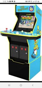 Arcade1up The Simpsons Arcade Machine Retro Cabinet w 2 Games & Riser. Brand New