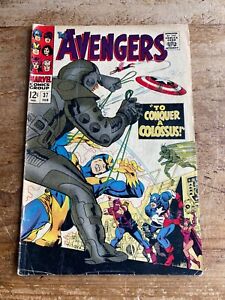 Avengers #37 Marvel Comics 1967 Hercules Black Widow Gil Kane Cover 4