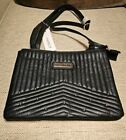 Sag Harbor Black Double Zippered Sections Bag