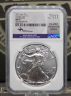 2021 American SILVER Eagle 35th *TYPE 1* $1 NGC MS70 #137ARC Engravers Mercanti