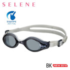 Tusa View Selene Swipe Swimming Goggles w/ Swipe Anti-Fog Technology Black