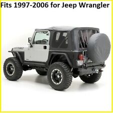 Smittybilt Black replacement Soft Top & Rear Tinted Windows FOR Jeep Wrangler TJ (For: More than one vehicle)