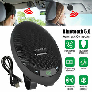 Bluetooth Hands Free Calling Car Truck Auto Sun Visor Speakerphone Speaker NEW