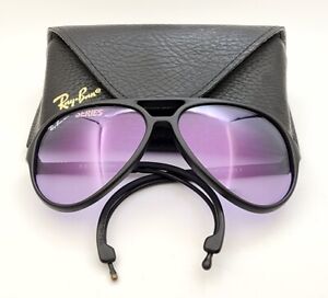 Vintage B&L Ray Ban Bausch & Lomb A30 Purple Chromax Sports W1741 58mm w/Case