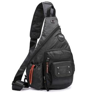Large Sling Backpack, Sling Chest Bag Shoulder Crossbody Daypacks Fits 14.1-Inch