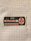 JAGUAR E-TYPE SIIIE LUCAS BLACK BALLASTED IGNITION COIL DECAL XKE V-12 1974-ONLY