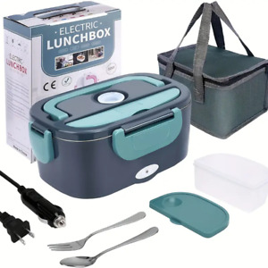 Electric Lunch Box Food Warmer - Portable Food Heater for Car & Home