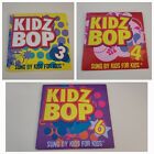 Lot of 3 - 2009 Kidz Bop #3, #4, #6 - 5 Songs on Each Music CD - McDonald's