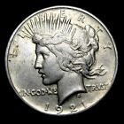 1921 Peace Dollar Silver  ---- Nice Rare Coin ---- #745P