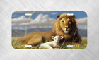 Lion and the Lamb Jesus Christ God Bible License Plate Auto Car Tag FREE SHIP