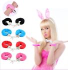 Fluffy Furry Handcuffs Fancy Dress Hen Stag Night Girls Party Role Play Supply