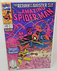 AMAZING SPIDER-MAN #335 SINISTER SIX APPEARANCE *1990* 8.5
