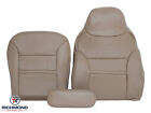 2000 2001 Ford Excursion Limited 7.3L Diesel-Driver Side LEATHER Seat Covers Tan