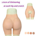 Crossdresser Silicone Panties open crotch Thicken Hip Panty thicken 2.6cm CD