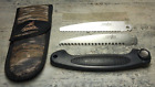 Gerber Folding Saw/Knife W/ Extra Blade Camo Caring Pouch Almost 7”Saw Blade's