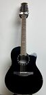 Ovation Standard Balladeer 2751AX-5 12-String Acoustic Electric Guitar Black